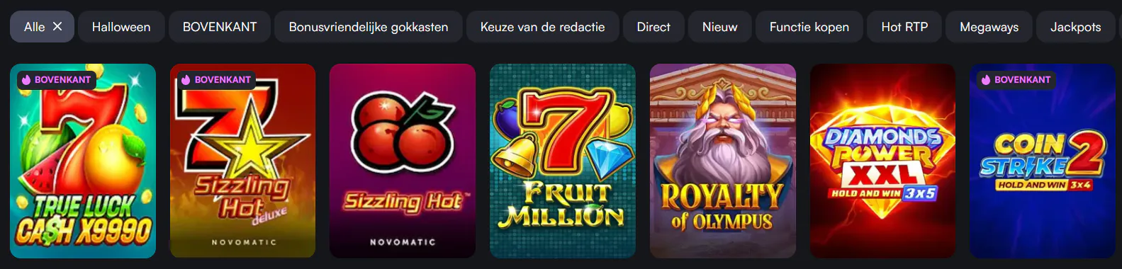 trueluck casino alle spellen